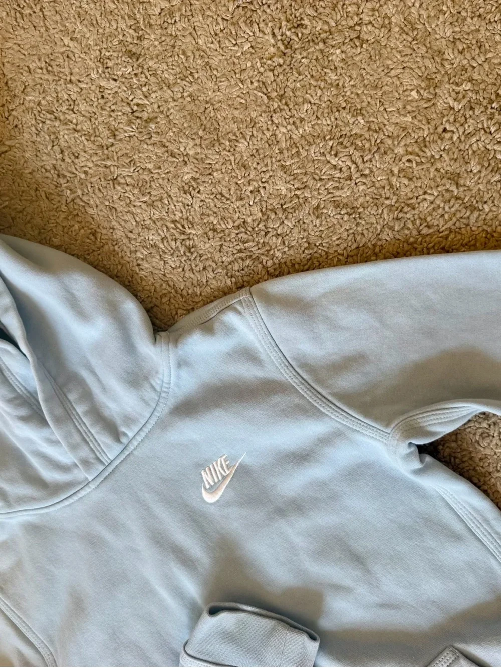 Nike Pale Blue Hoodie and Joggers Set, Girls Large